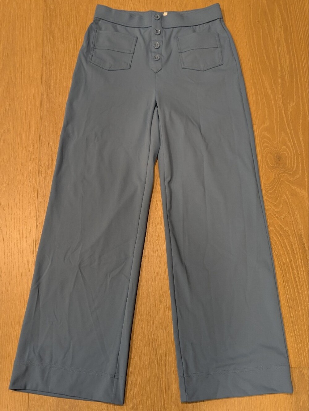 HALARA Wide Leg Dusty Blue Athleisure Pants